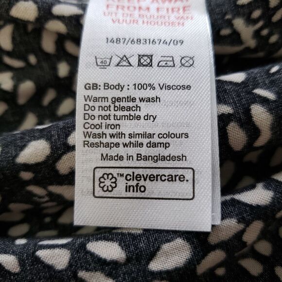 New Looks Curves Paperbag Waist Pants Sz 14 - Picture 9 of 10